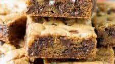 Chewy Chocolate Chip Cookie Bars