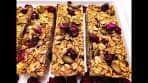 Chewy Granola Bars With Honey, Cranberry, Sunflower and ...