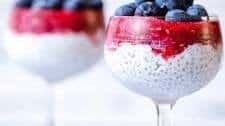Chia Seed Pudding with Summer Berries