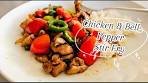 Chicken & Bell pepper stir fry 甜椒炒鸡丁 20 minutes #cooking ...
