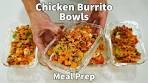 Chicken Burrito Bowls Meal Prep | Episode 10