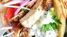 Chicken Gyros Recipe With Tzatziki Sauce