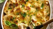 Chicken Spinach Pasta Bake