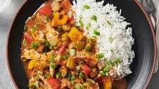 Chicken Stew With Okra and Tomatoes