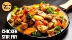 CHICKEN STIR FRY RECIPE | QUICK AND EASY CHICKEN ...