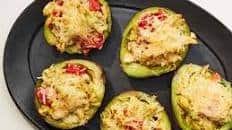 Chicken-Stuffed Baked Avocados