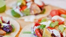 Chicken Tacos with Yogurt-Lime Sauce