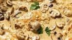 Chicken with Garlic Mushroom Sauce