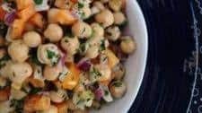 Chickpea Salad with Tahini Dressing