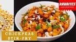 Chickpea Stir Fry | Channa Stir Fry | Spicy & Tasty | Healthy & ...