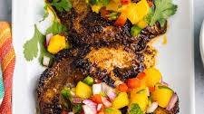 Chili Lime Tilapia with Mango Salsa