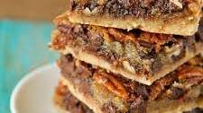 Chocolate Chip Pecan Pie Bars