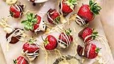 Chocolate-dipped strawberries