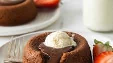 Chocolate-Nutella Lava Cakes