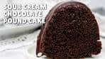 Chocolate Sour Cream Pound Cake