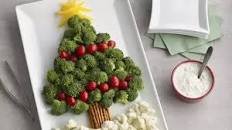 Christmas Tree Vegetable Platter