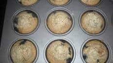 Cinnamon Blueberry Farina Muffins