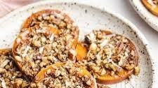 Cinnamon Pecan Sweet Potato Rounds