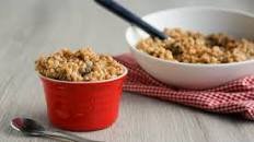 Cinnamon Raisin Peanut Butter Rice Pudding