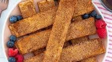 Cinnamon Sugar Naan French Toast Sticks