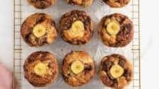 Cinnamon Swirled Banana Muffins