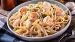 Classic Lemon Garlic Shrimp Fettuccine