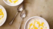 Coconut and Mango Rice Pudding