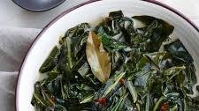Coconut Braised Vegan Collard Greens