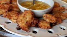 Coconut Chicken with Pineapple-Curry Dipping Sauce