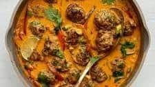 Coconut Curry Pork Meatballs