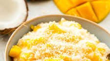 Coconut Mango Rice Pudding