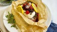 Cod En Papillote, Greek-Style