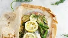 Cod en Papillote with Vegetables