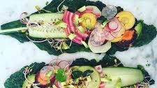 Collard Greens & Avocado Salad Wraps