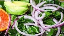 Collard Greens Salad with Orange Vinaigrette