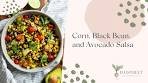 Corn, Black Bean, and Avocado Salsa