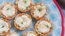 Crab phyllo cups