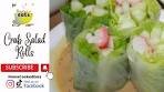 Crab Salad Rolls l Easy to prepare l 3-Ingredients Salad