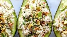 Crab Salad Stuffed Avocados