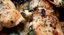 Cranberry and Brie Stuffed Chicken