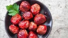 Cranberry-Glazed Meatballs