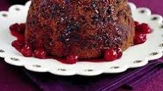 Cranberry, maple & pecan pudding