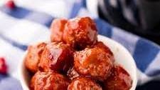 Cranberry Orange Meatballs