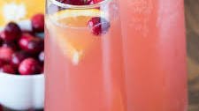 Cranberry Orange Mimosa Bellini