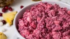 Cranberry pecan fluff salad