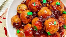 Cranberry Sweet and Sour Meatballs