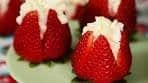 Cream Filled Strawberries Recipe Demonstration ...