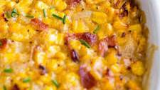 Creamed Corn Casserole with Bacon