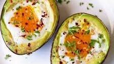 Creamy Avocado Egg Bake