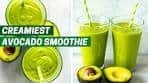 CREAMY AVOCADO SMOOTHIE | Meal Prep Protein Smoothie